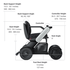 Whill Model C2 Portable Electric Wheelchair: Award-Winning Power Wheelchair - C2