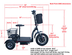 RMB Electric Trike - Multi Point AWD