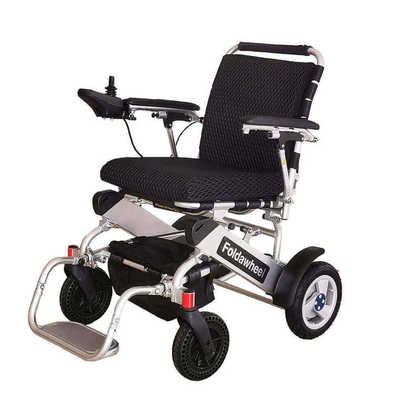Foldawheel Lightweight Folding Electric Wheelchair - PW-999XL