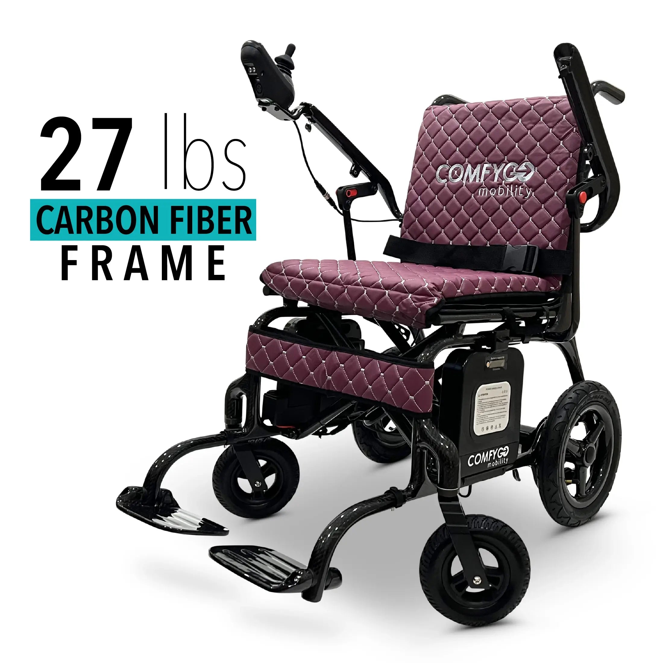 ComfyGo Phoenix Carbon Fiber Electric Wheelchair