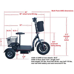 RMB Electric Trike - Multi Point AWD KODIAK