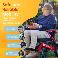 Reyhee Roamer Folding Electric Wheelchair - XW-LY001