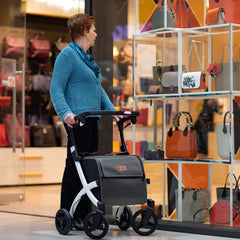 Rollz Flex² Lightweight Rollator Walker with Seat - 3010RF001*