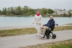 Rollz Motion Electric Lightweight 3-in-1 Wheelchair & Rollator Walker - 2010RE0002