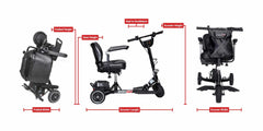 SNAPnGO Travel Mobility Scooter | Deluxe Edition - S335.1DLX