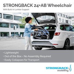 STRONGBACK Comfort:24+AB Wheelchair