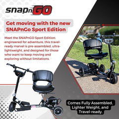 SNAPnGO Mobility Scooter | Sport Edition - Sport Edition