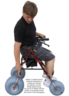 DeBug ST Aluminum Beach Walker with Adjustable Frame