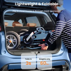 Vocic Airline-Approved Power Wheelchair with 20AH Battery - V62-20AH-A