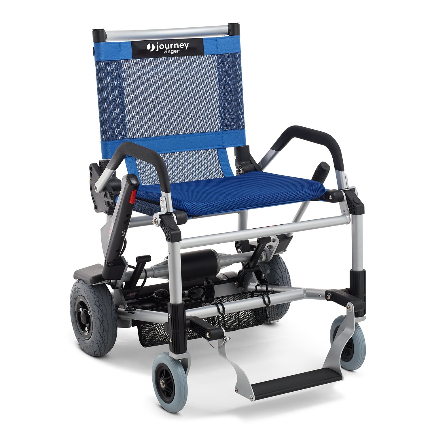 Journey Zinger Lightweight Folding Power Chair with Zero-Turn Dual-Lever Steering - 8300*