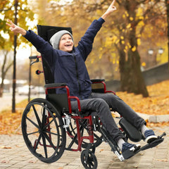 Circle Specialty Ziggo Pro Lightweight Reclining Wheelchair - ZREC*