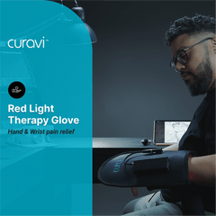 Capillus Curavi Red Light Therapy Glove – Hand & Wrist Support