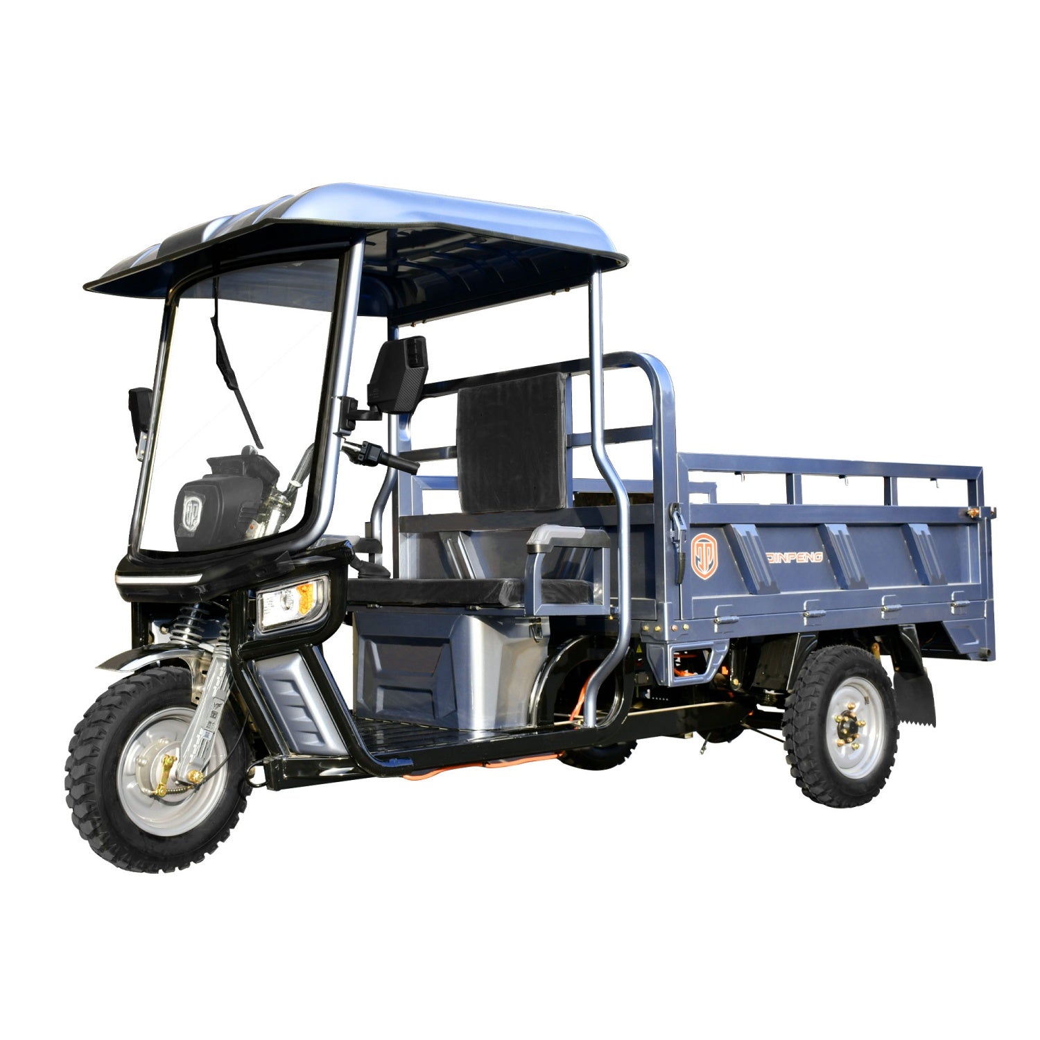 Jinpeng 1500W Electric Cargo Tricycle Truck with Canopy - JINETHA180P