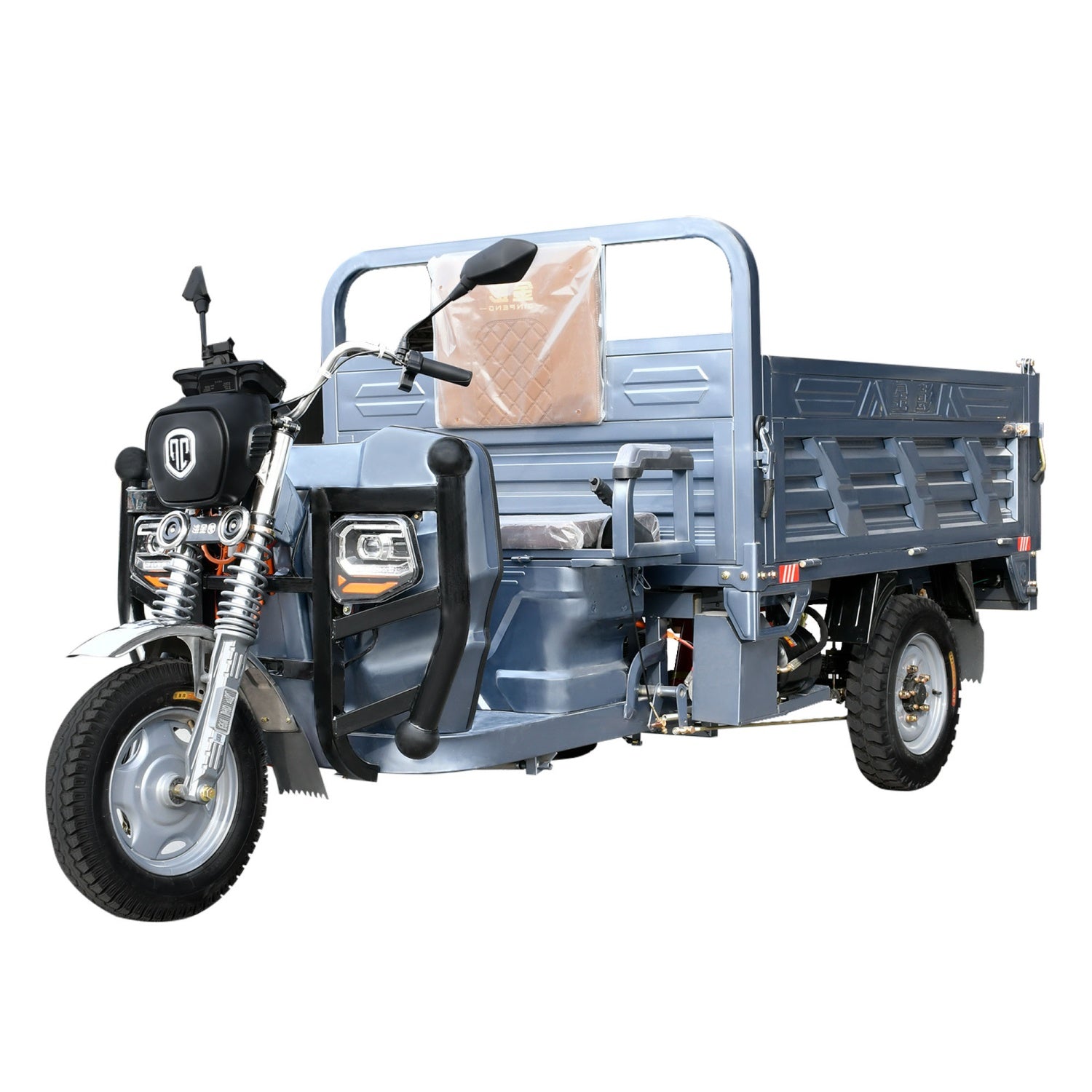 Jinpeng 1500W Electric Cargo Tricycle Truck w/ Hydraulic Dump - JINETHK180Z