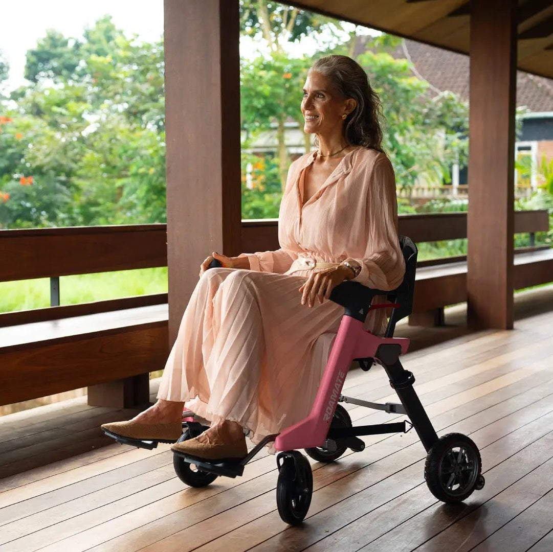 Enhance Mobility Roamate 3-in-1 in use outdoors