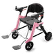 Enhance Mobility Roamate in pink, electric wheelchair mode