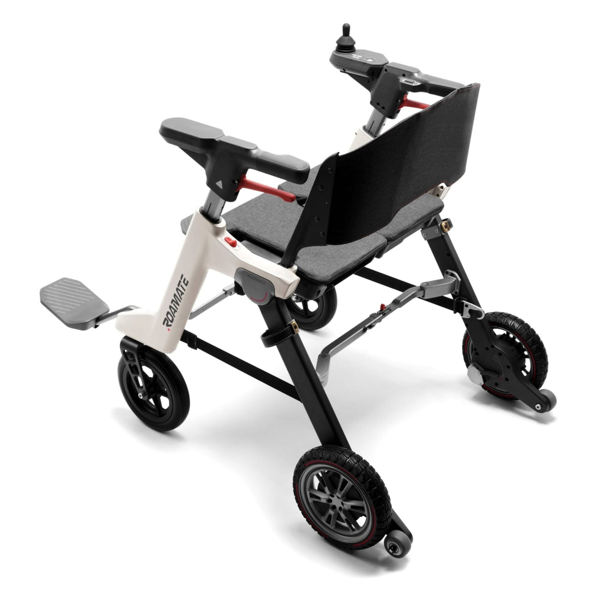 Enhance Mobility Roamate in power-assisted rollator mode, rear view
