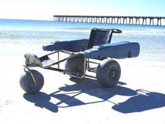 DeBug EZ Roller Stainless Steel 3-Wheel Submersible Beach Wheelchair