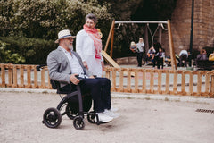 Rollz Motion Electric Lightweight 3-in-1 Wheelchair & Rollator Walker - 2010RE0002