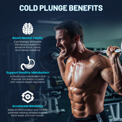 ANZZI 62 in. 2-Person Cold Plunge  Ice Bath Tub/Hot Tub with 3/4 HP Powerful Chiller and Heater in Natural Finish