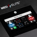 Game Ready Med4 Elite touchscreen interface showing cold, heat, rapid contrast, and compression settings