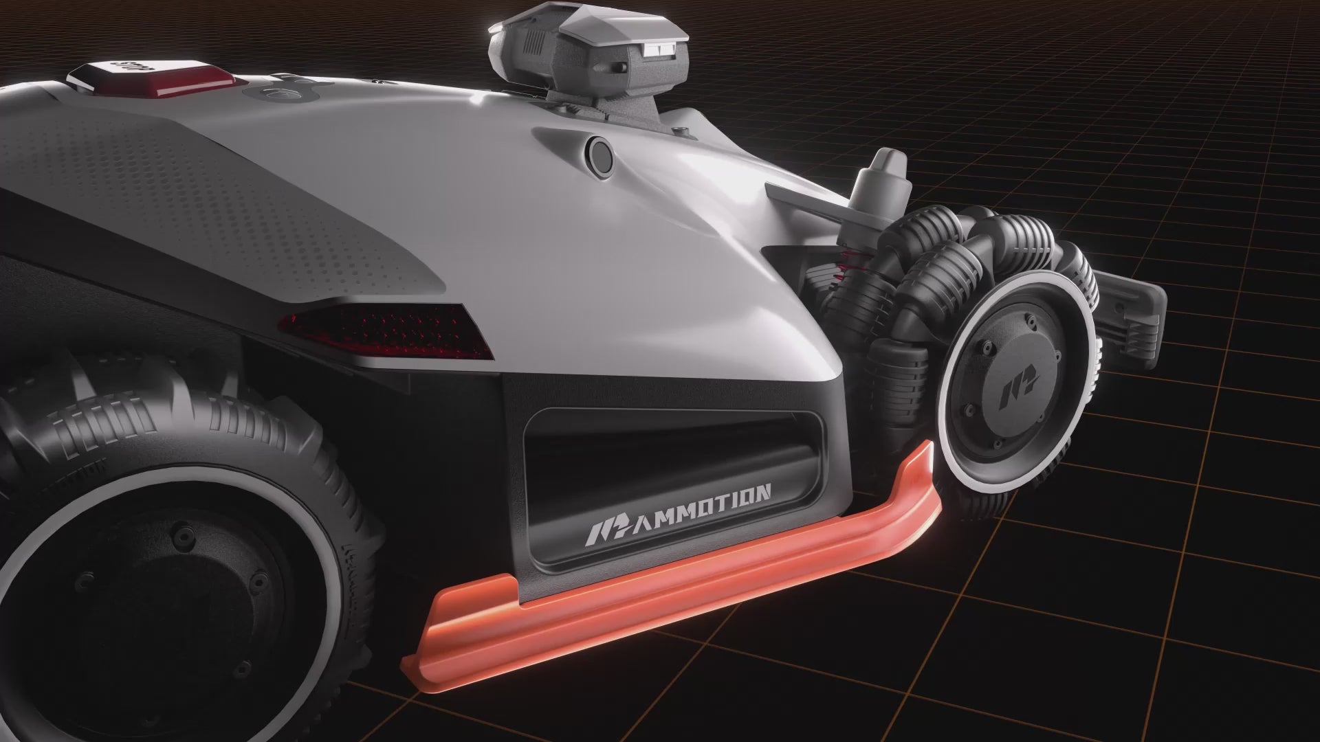 Mammotion LUBA 2 AWD 10000X (2.5 acres) Perimeter Wire Free Robot Lawn Mower - Cutting Height: S Version 1.0"-2.7"