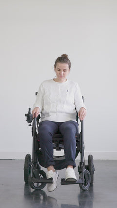 Rollz Motion Electric Lightweight 3-in-1 Wheelchair & Rollator Walker - 2010RE0002