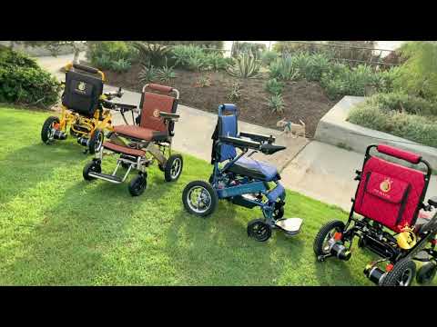ComfyGo Remote Controlled Lightweight Electric Wheelchair - MAJESTIC IQ-8000