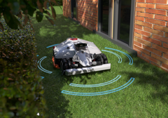 Mammotion LUBA 2 AWD 10000X (2.5 acres) Perimeter Wire Free Robot Lawn Mower - Cutting Height: S Version 1.0"-2.7"