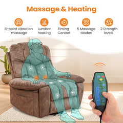 Vocic Electric Power Lift Recliner Chair - AX14