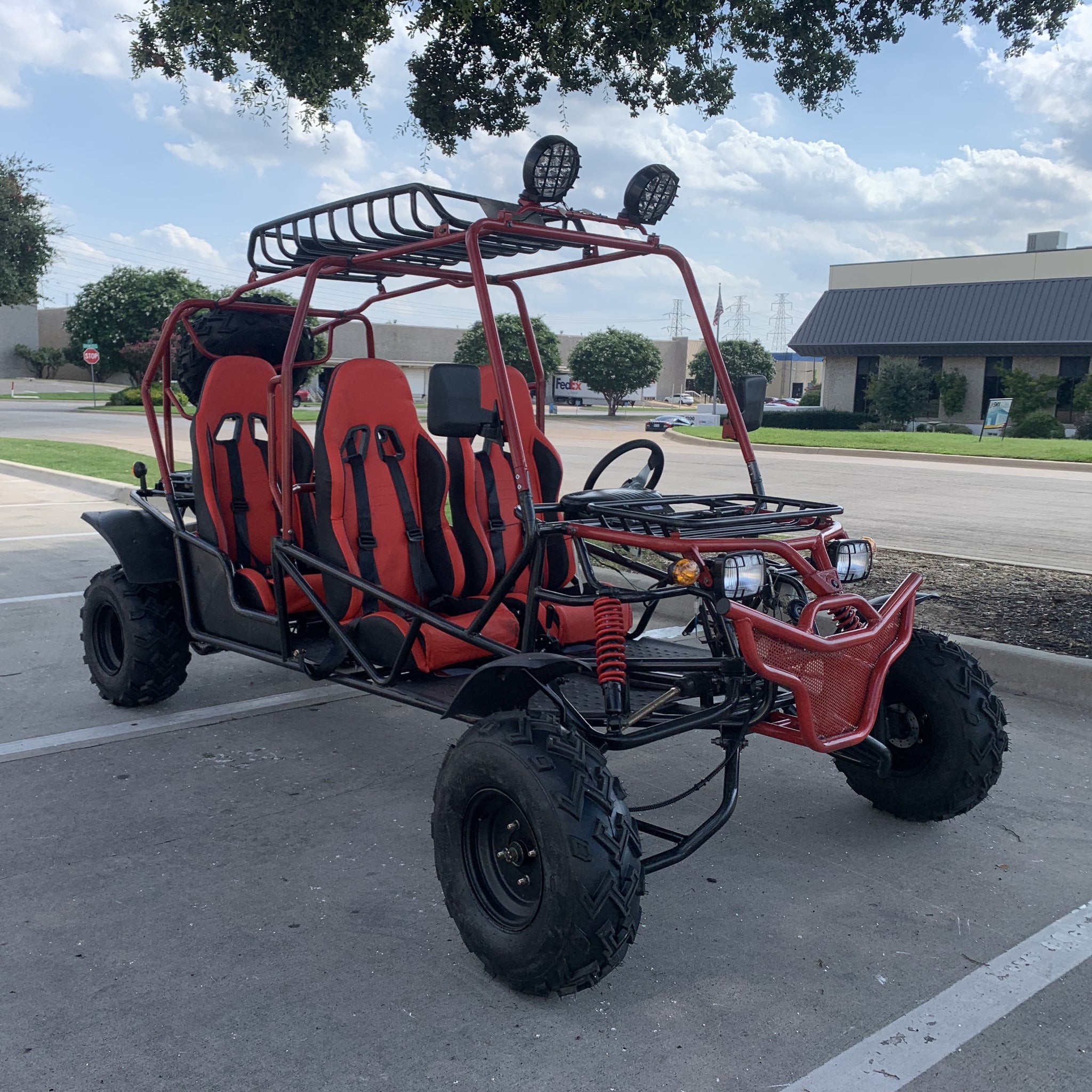 (Pre-Order) Ricky Power Sports RPS Family Fun 200cc 4 Seater Go Kart - RPS-FF-200-GK