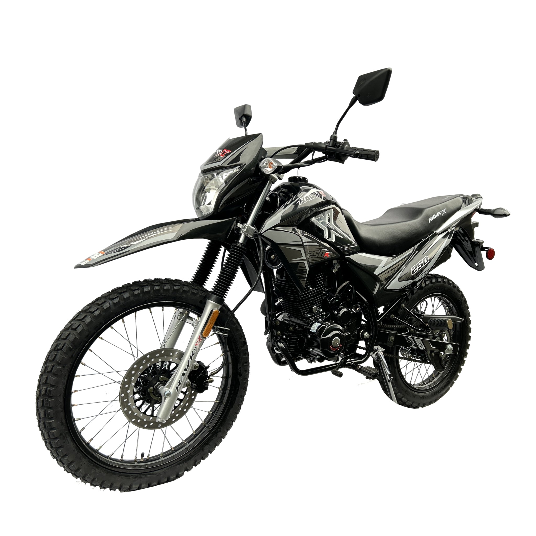 Ricky Power Sports RPS Hawk-X 250cc 4-Stroke Motorcycle - XHAWK-250