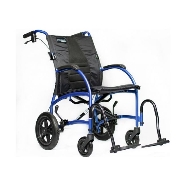 Strongback Excursion 12 Lightweight Wheelchair/Transport Chair with Attendant Brake - 1003