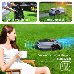 Sunseeker X3 AWD Wireless Robot Lawn Mower | 0.3 Acre - X3