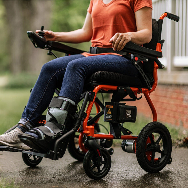SuperHandy GoRide 2 Electric Wheelchair - 48V 2Ah Battery, 300Lbs Max Weight - GUT166