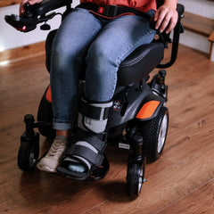 SuperHandy GoRide CRX Power Wheelchair - 300 lb Capacity, Mid-Wheel Drive, 12.8 Mile Range - GUT171