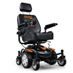SuperHandy GoRide CRX Power Wheelchair - 300 lb Capacity, Mid-Wheel Drive, 12.8 Mile Range - GUT171