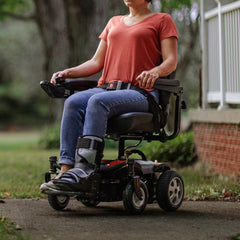 SuperHandy GoRide CRZ Power Wheelchair - 300 lb Capacity, Rear-Wheel Drive, 6.7 Mile Range - GUT172