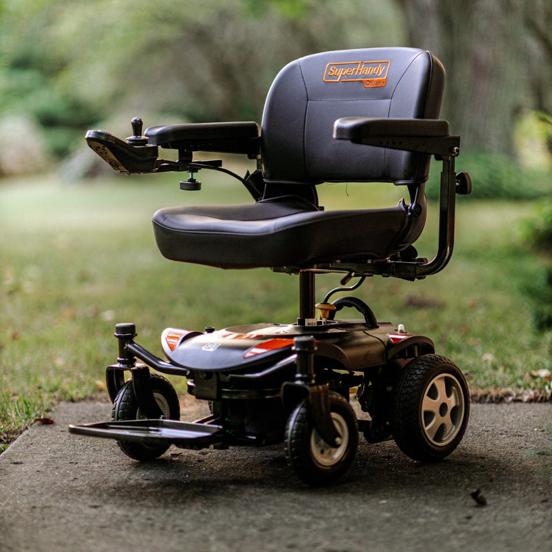 SuperHandy GoRide CRZ Power Wheelchair - 300 lb Capacity, Rear-Wheel Drive, 6.7 Mile Range - GUT172