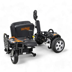 SuperHandy GoRide CRZ Power Wheelchair - 300 lb Capacity, Rear-Wheel Drive, 6.7 Mile Range - GUT172
