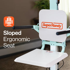 SuperHandy GoRise FC - Electric Floor to Chair Lift Assistance - Seat Transfer, 400Lbs - GUT167