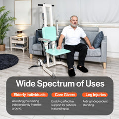 SuperHandy GoRise TX Patient Transfer Lift 500 lb Capacity, Ergonomic Support - GUT169