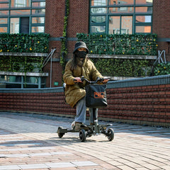 SuperHandy Lightweight Foldable 4-Wheel Mobility Scooter Pro - GUT164