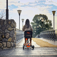 SuperHandy Lightweight Foldable 4-Wheel Mobility Scooter Pro - GUT164