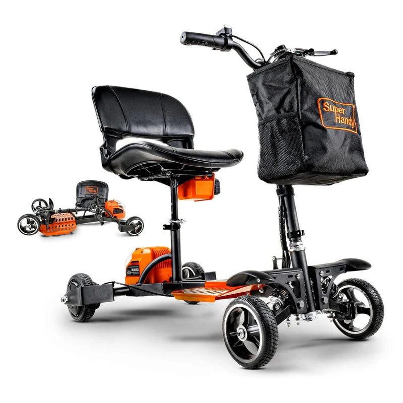 SuperHandy Lightweight Foldable 4-Wheel Mobility Scooter Pro - GUT164