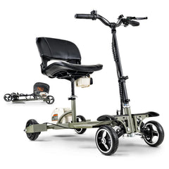 SuperHandy Lightweight Foldable 4-Wheel Mobility Scooter Pro - GUT164