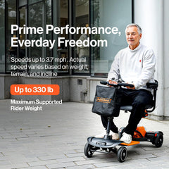 SuperHandy Passport Prime Mobility Scooter, 48V Li-Ion Battery, Supports up to 330 lb - GUT177