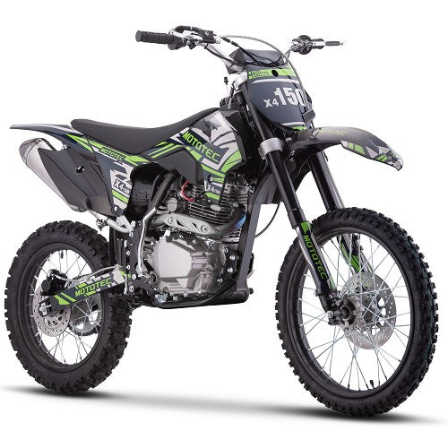 MotoTec X4 150cc 4-Stroke Gas Dirt Bike - MT-DB-X4-150cc