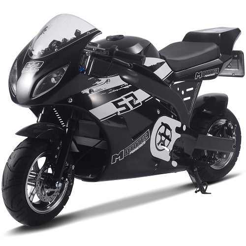 MotoTec 1000w 48v Electric Superbike Black - MT-EP-Super_Black