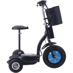 MotoTec Electric Trike 48v 750w Lithium - MT-TRK-750-Lithium_Black